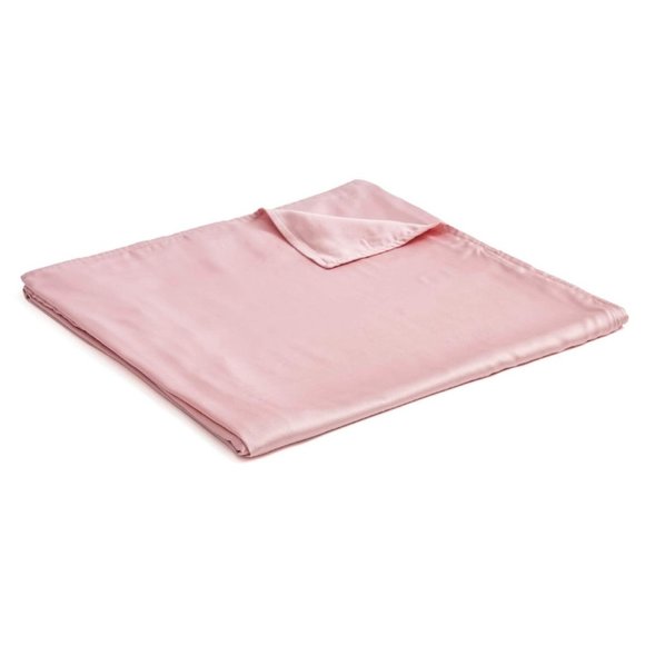 YnM Bamboo Duvet Cover for Weighted Blankets (60''x80'') - Pink Print - Picture 1 of 4